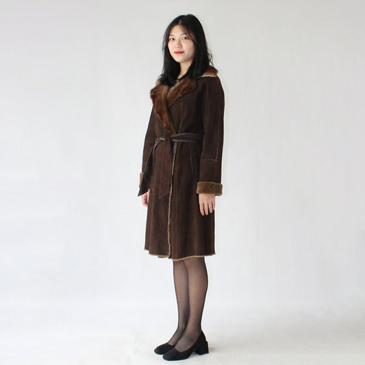 Women's doubleface mink coat