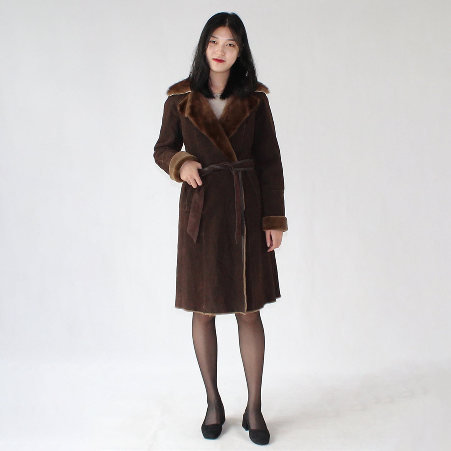 Women's doubleface mink coat