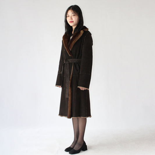 Women's doubleface mink coat