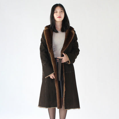 Women's doubleface mink coat