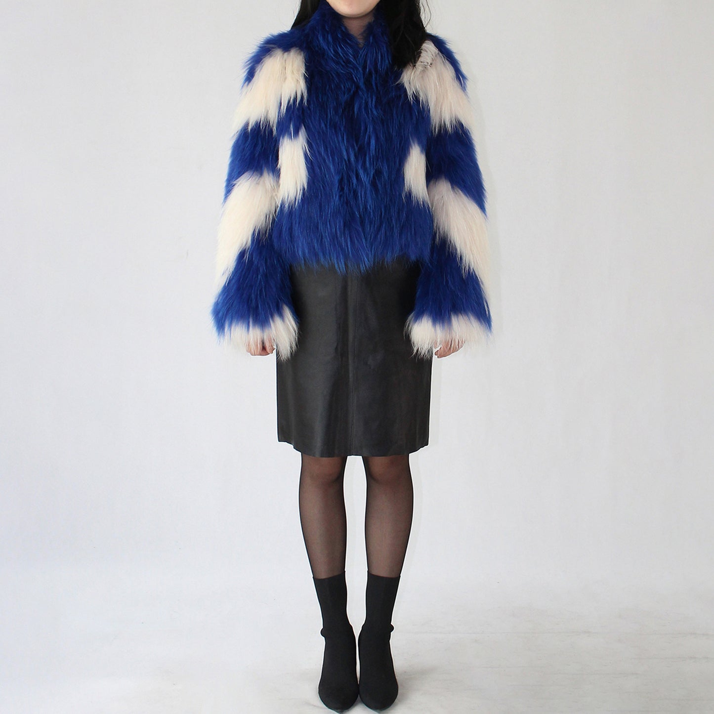 Women's raccoon skin jacket