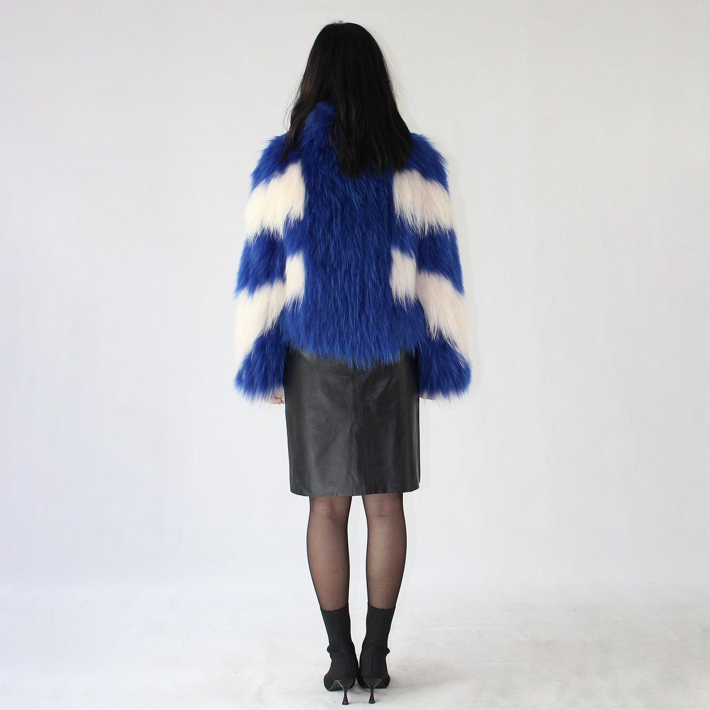 Women's raccoon skin jacket