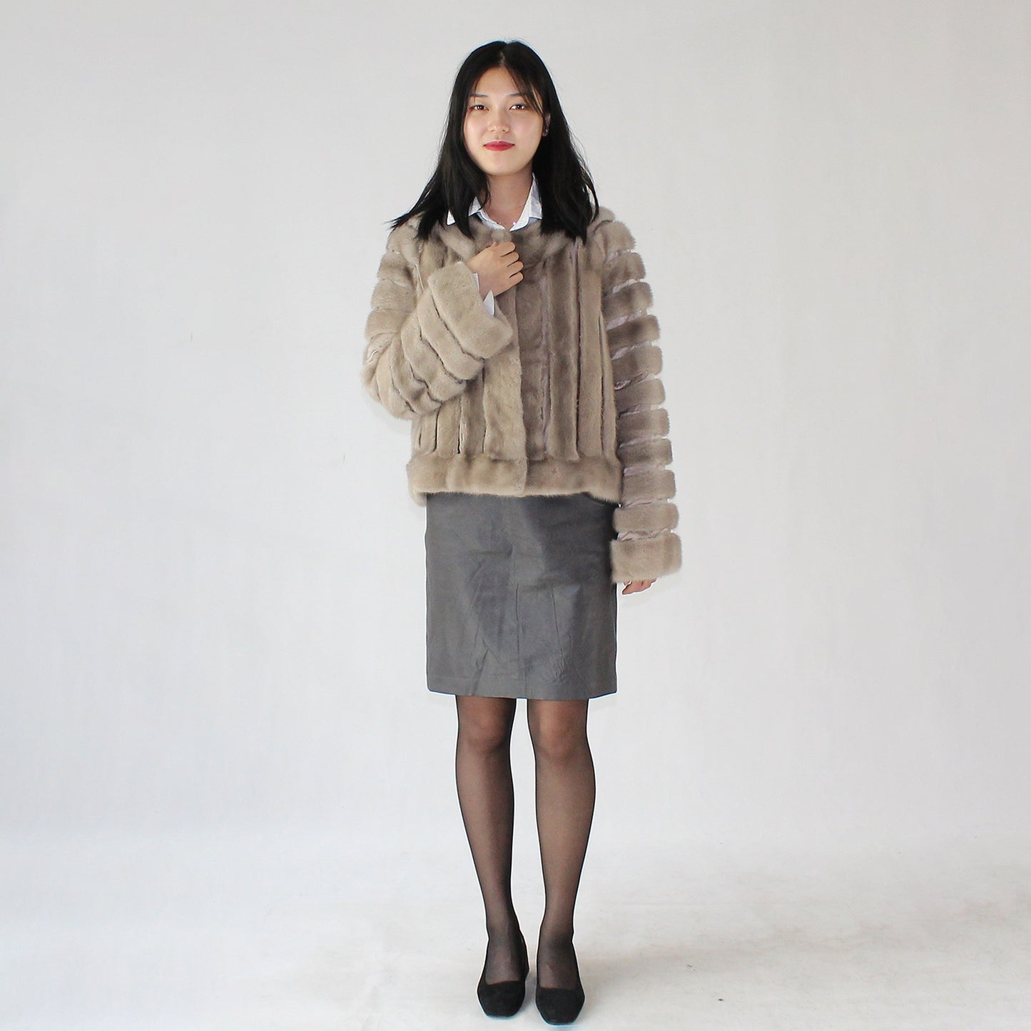 Women's mink jacket