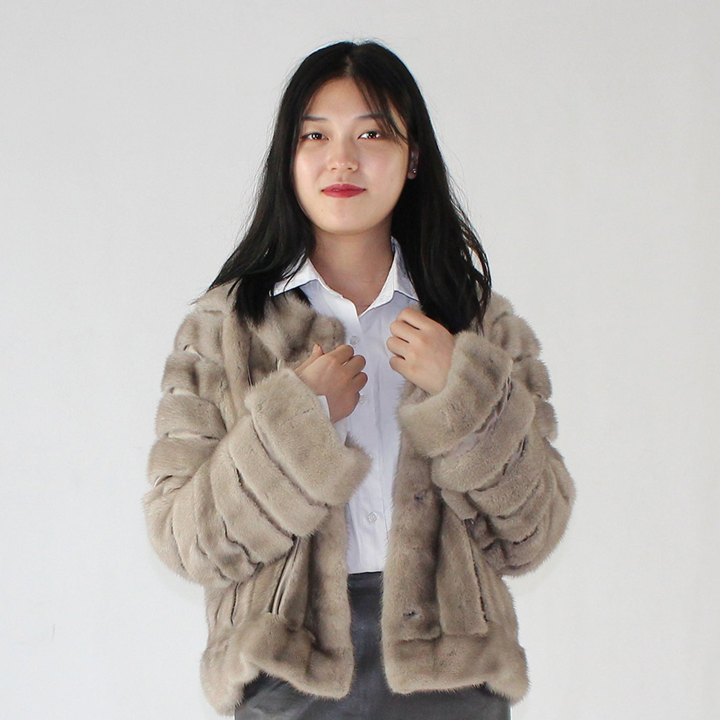 Women's mink jacket