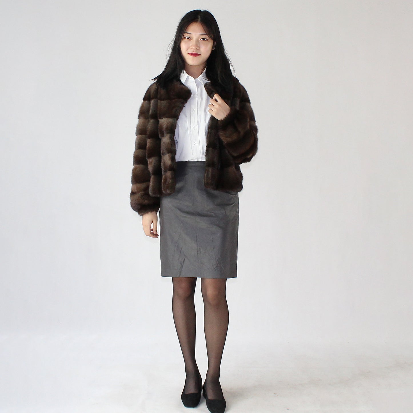 Women's mink jacket