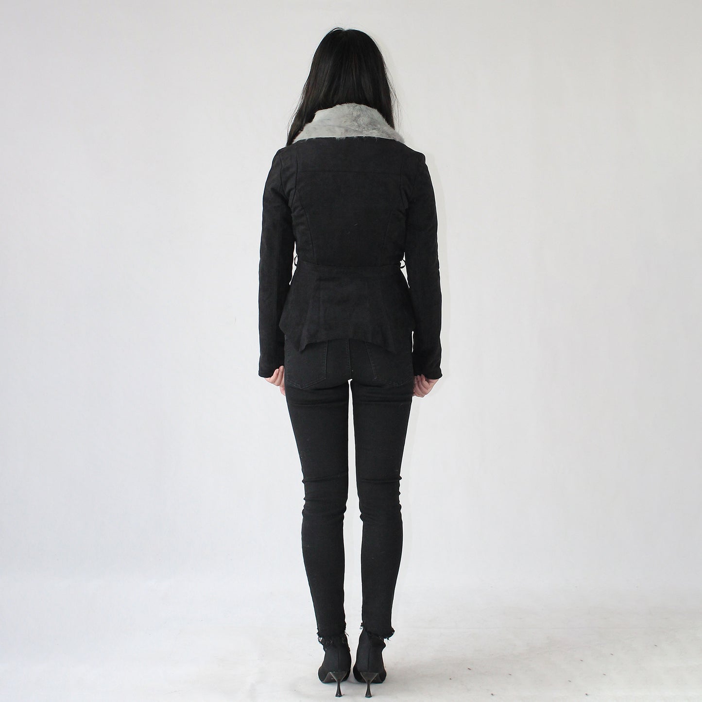 Women's suede soft sheepskin top