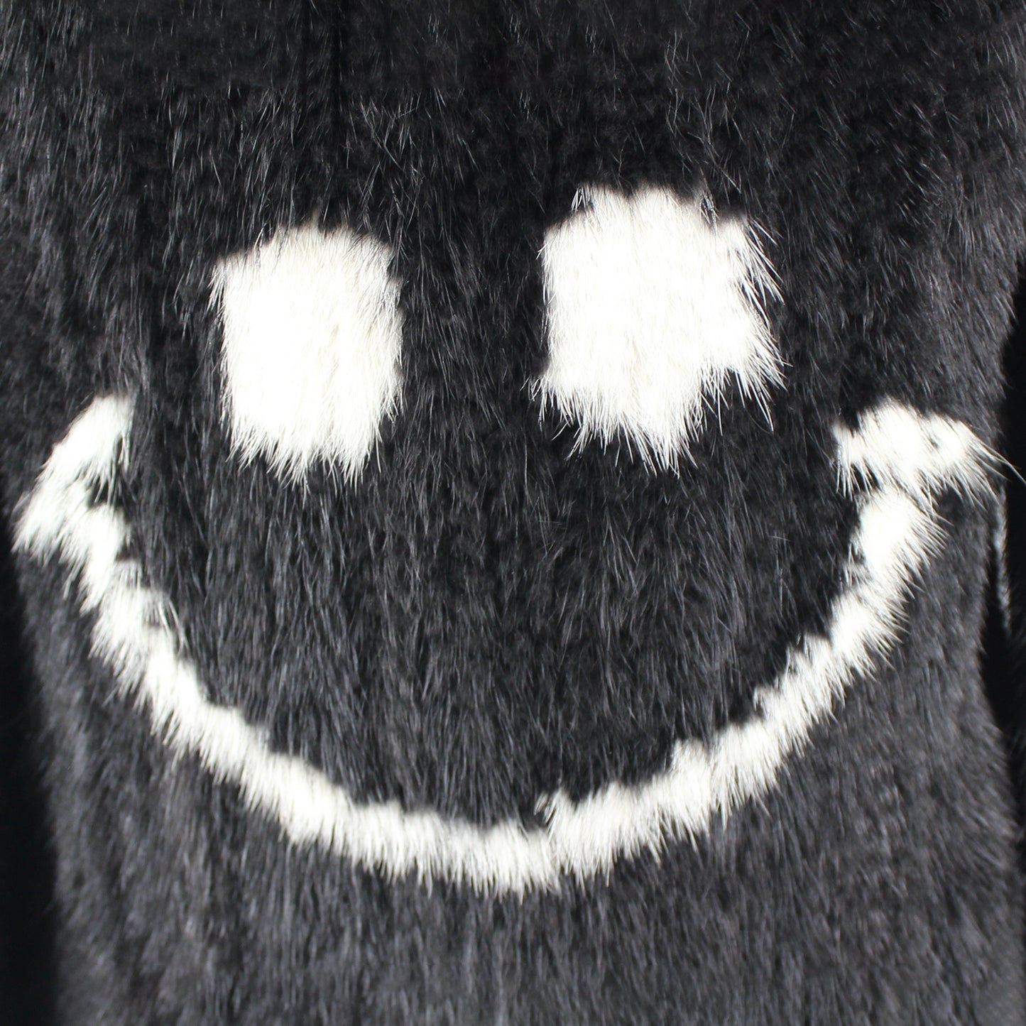 Women's knitted mink jacket