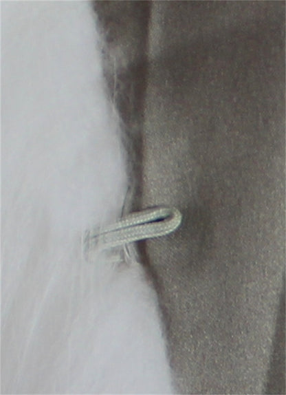 Women's raccoon fur coat