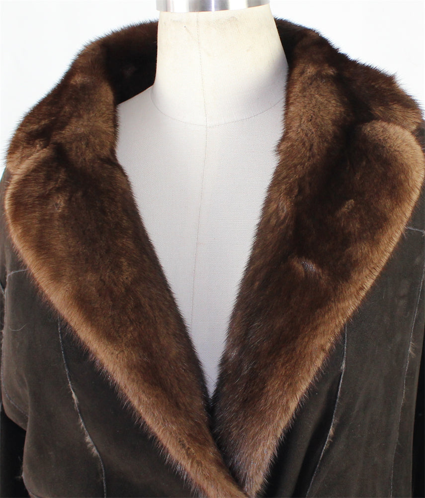 Women's doubleface mink coat