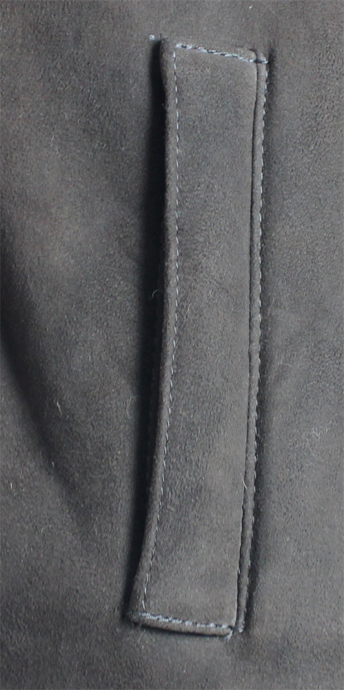 Women's suede mink coat