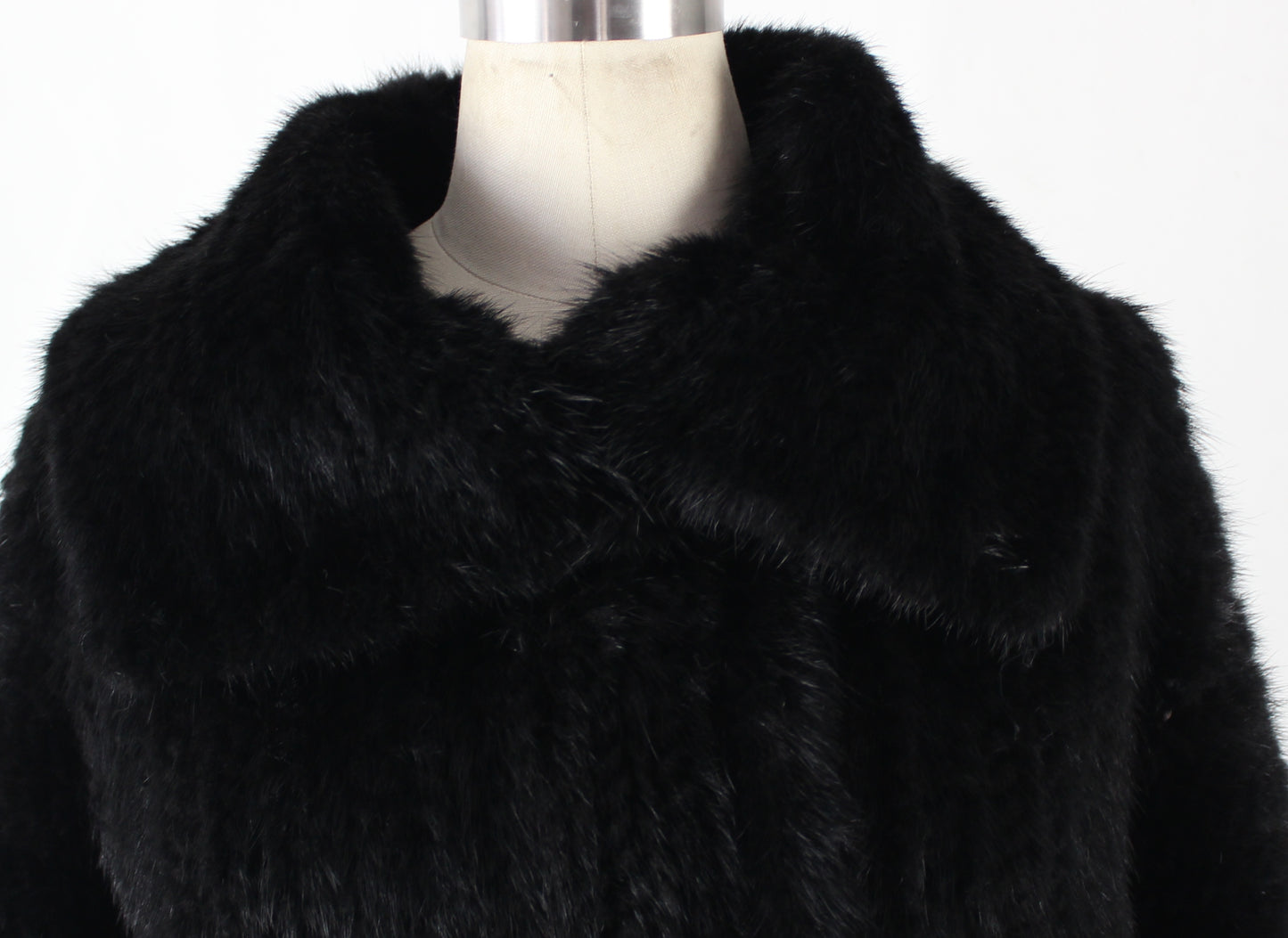 Women's knitted mink top