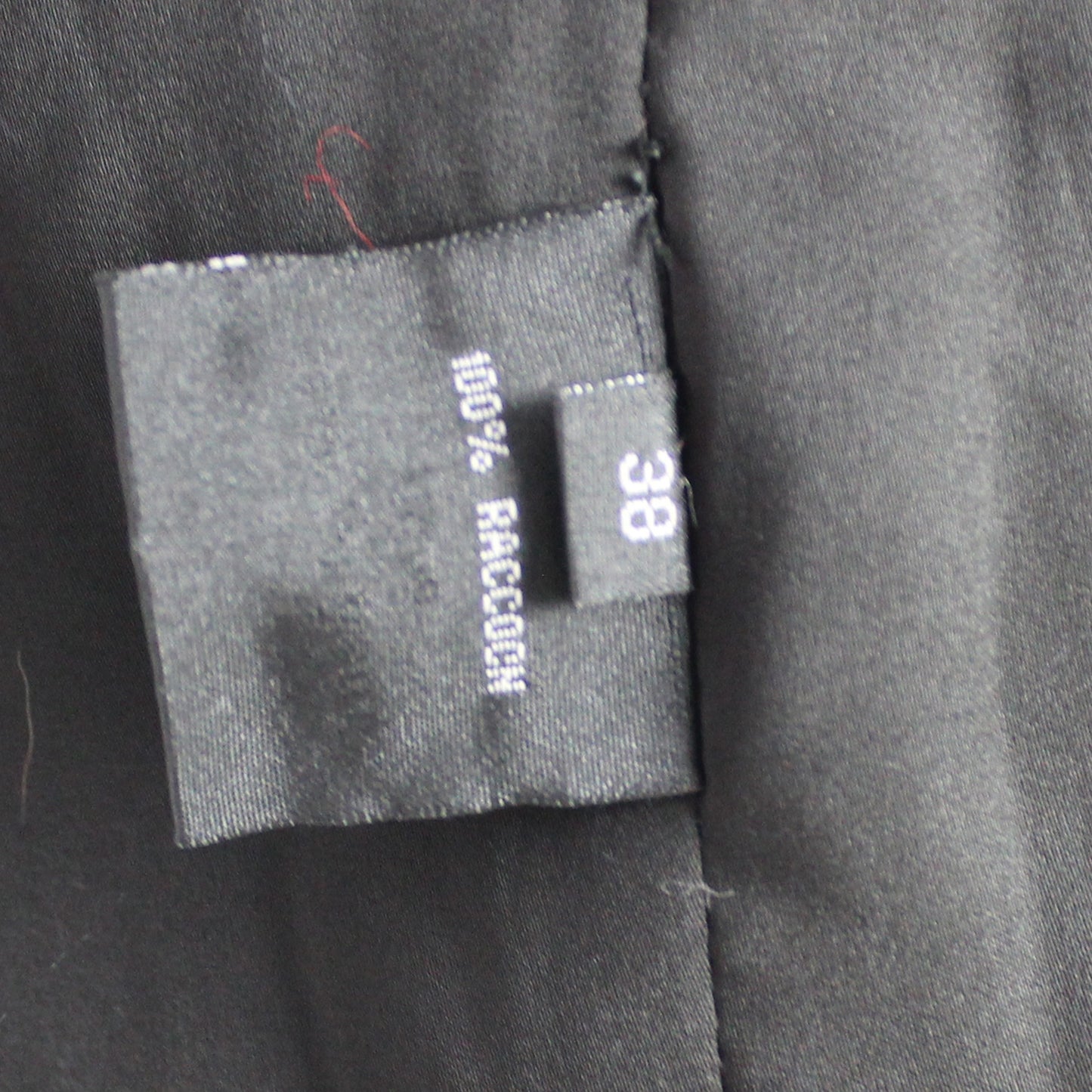 Women's raccoon skin jacket