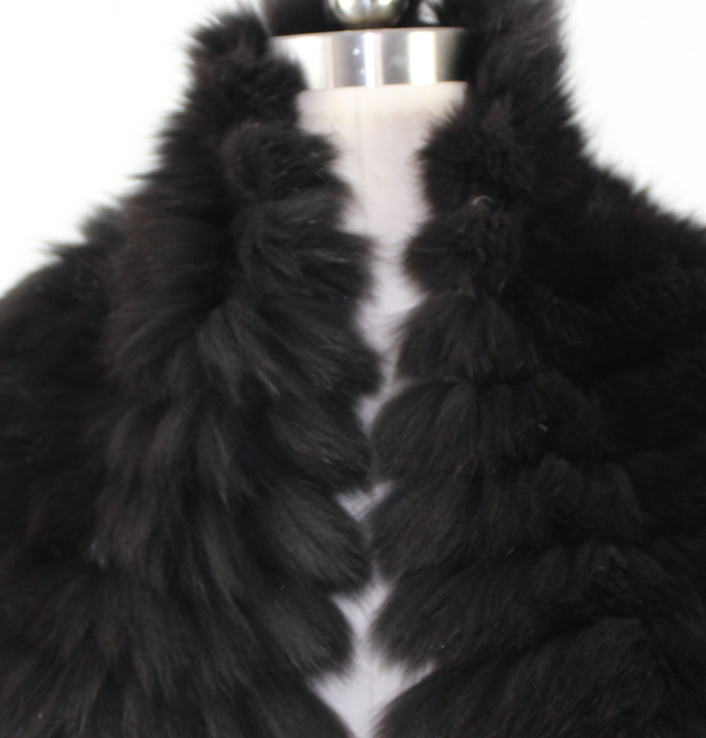 Women's fox fur shawl