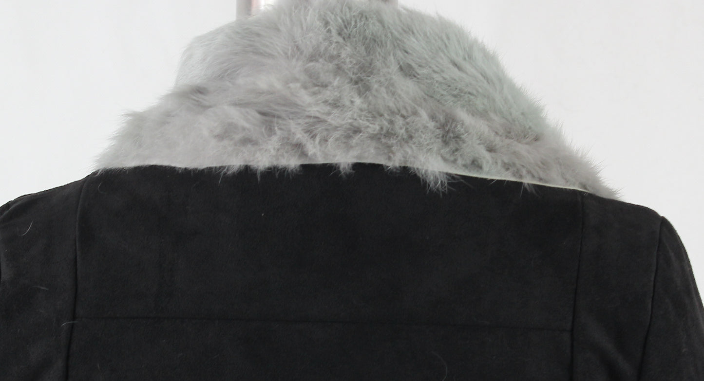 Women's suede soft sheepskin top