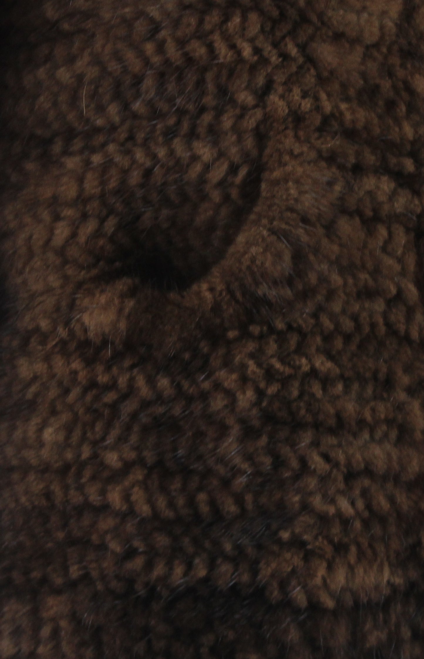 Women's knitted mink jacket