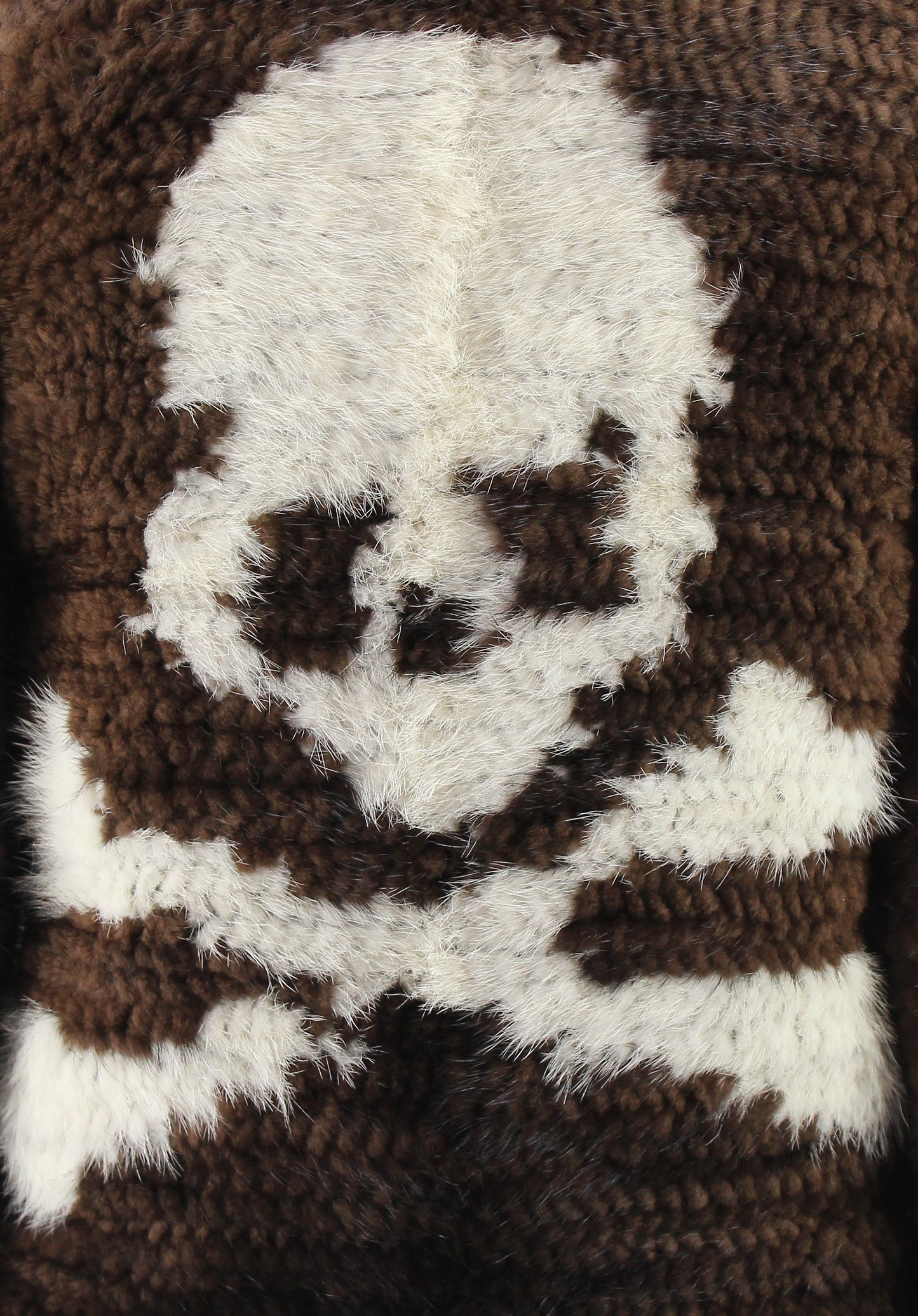 Women's knitted mink jacket