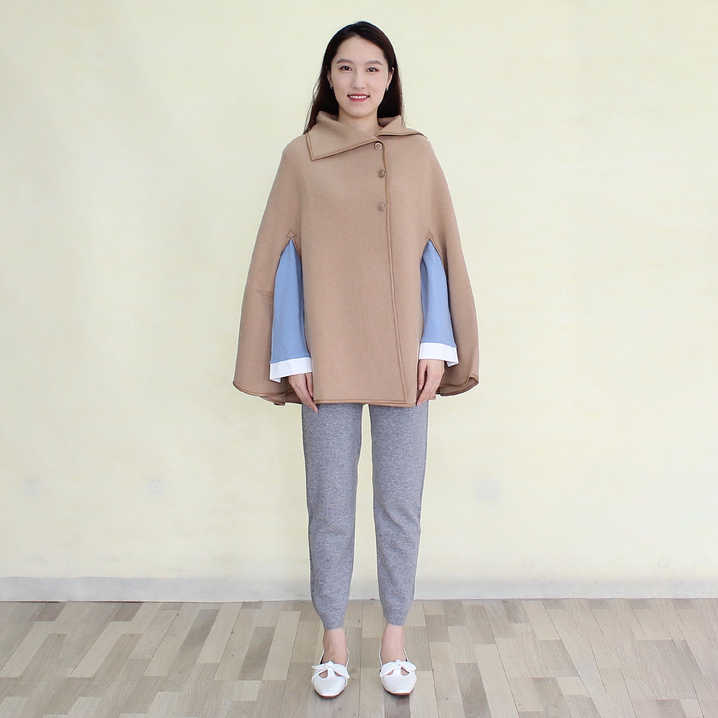 Women's cashmere cape