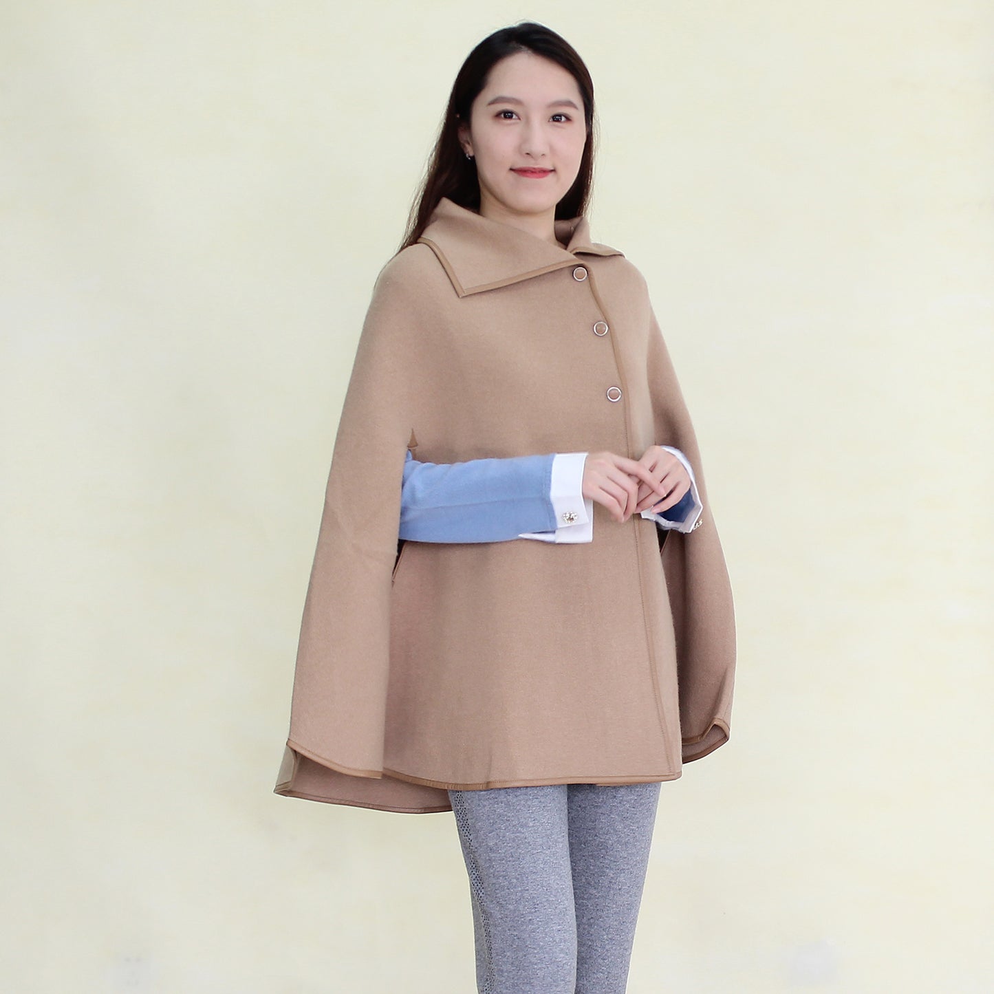 Women's cashmere cape