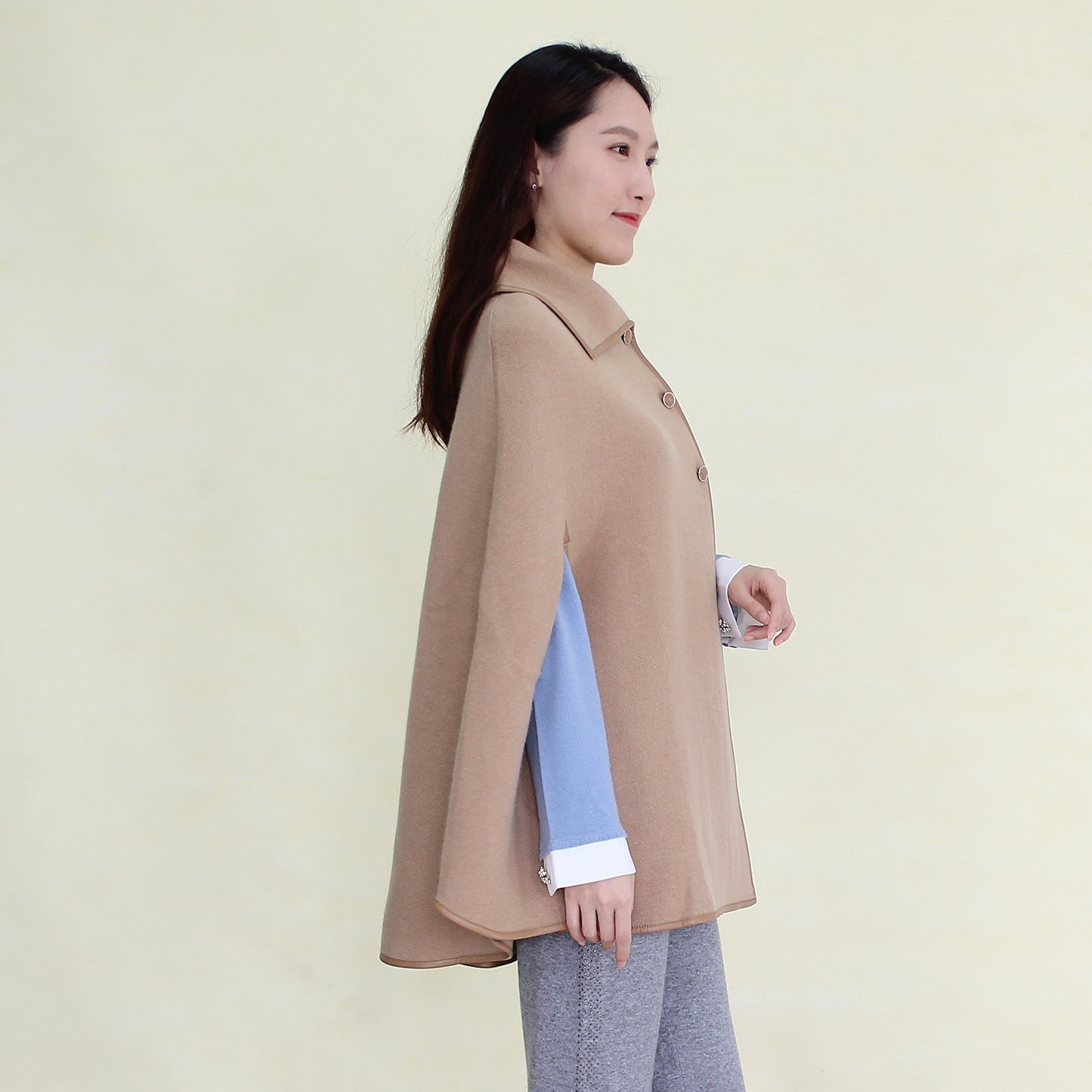 Women's cashmere cape