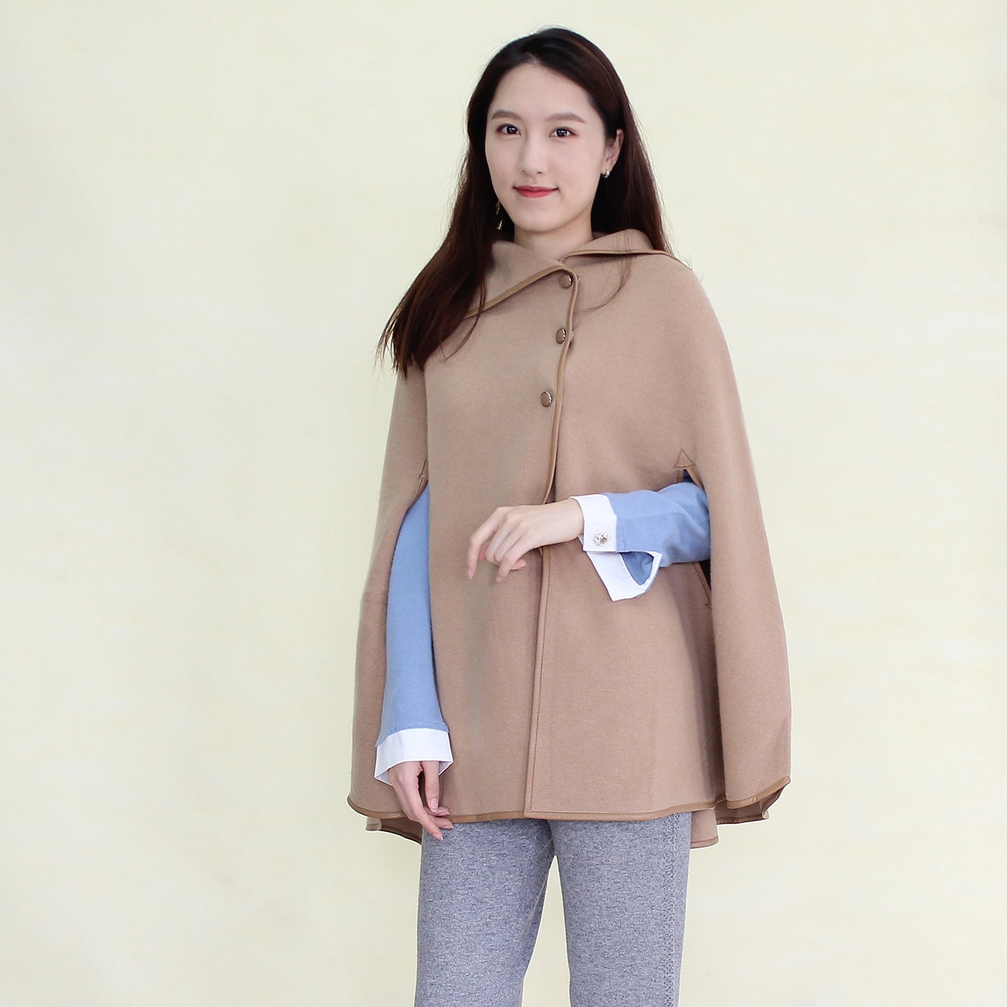 Women's cashmere cape