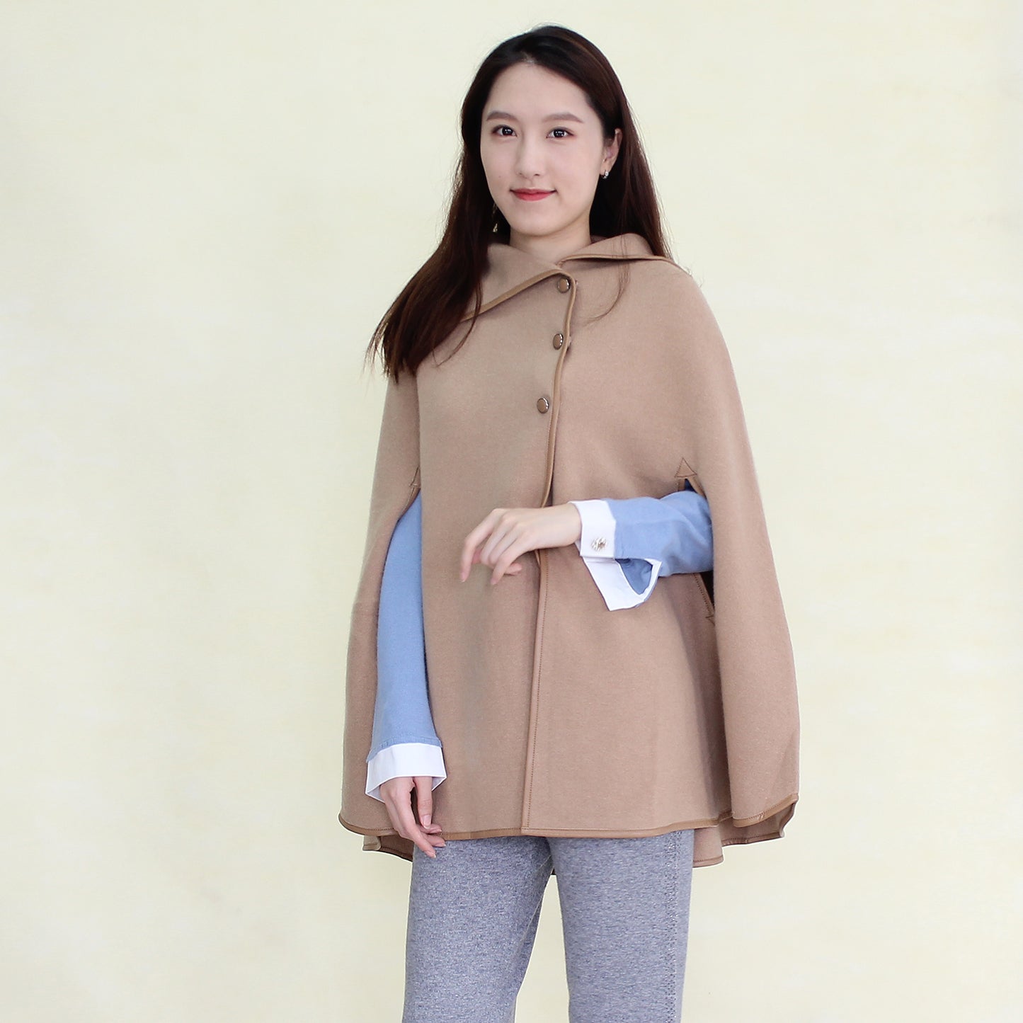 Women's cashmere cape