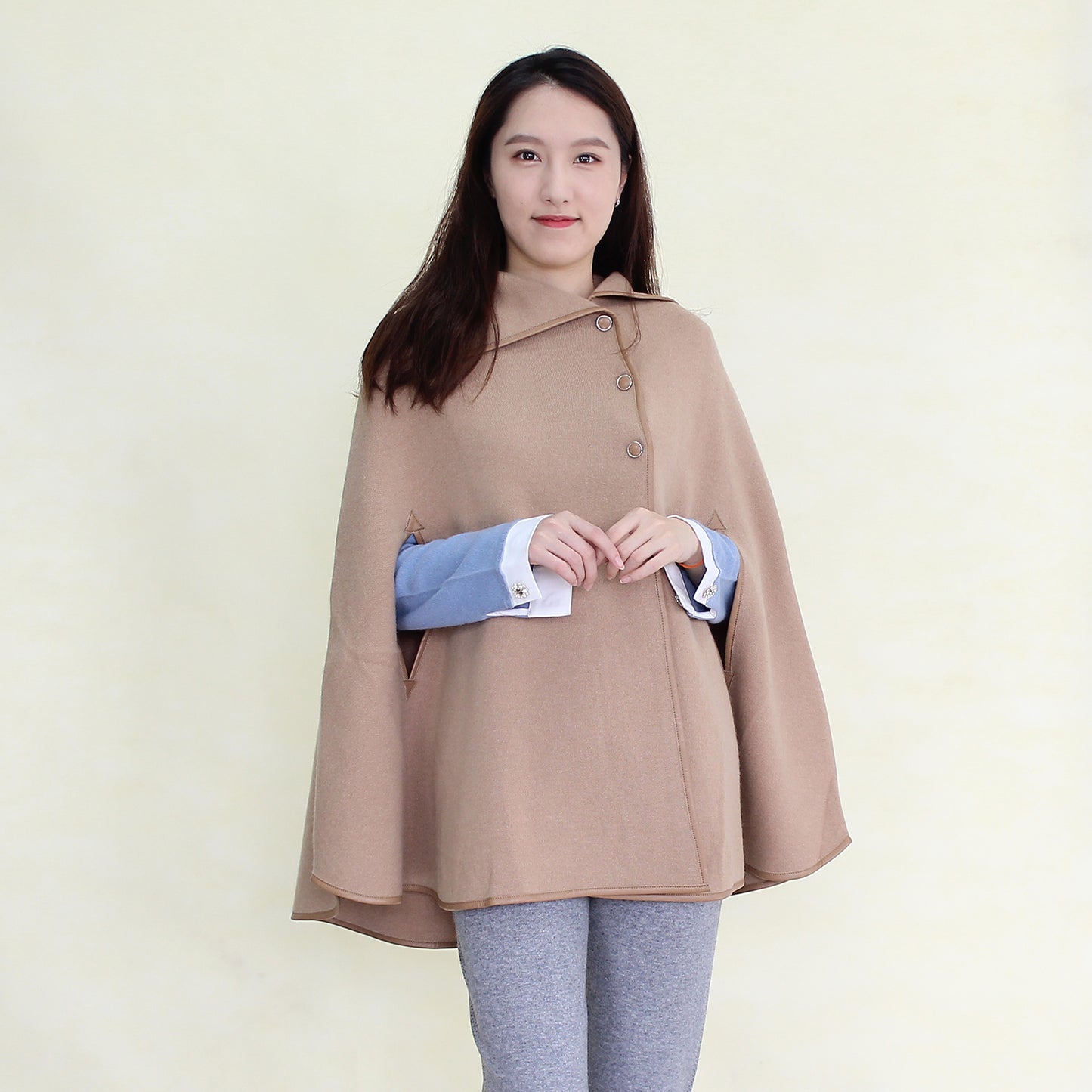 Women's cashmere cape