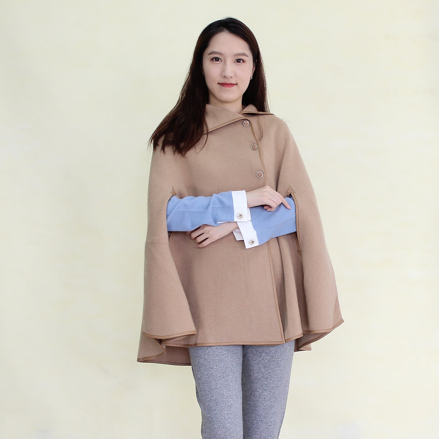 Women's cashmere cape