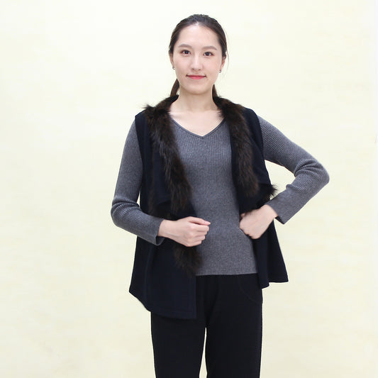 Women's 100% purecashmere vest
