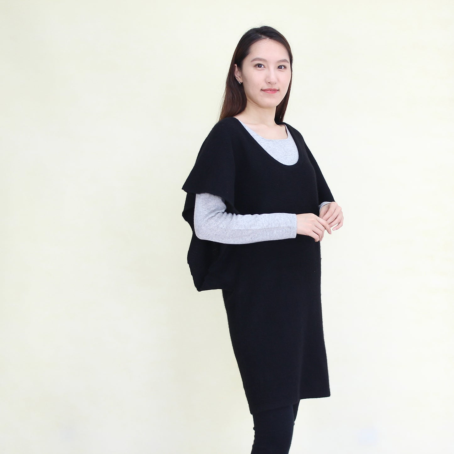 Women's cashmere long dress