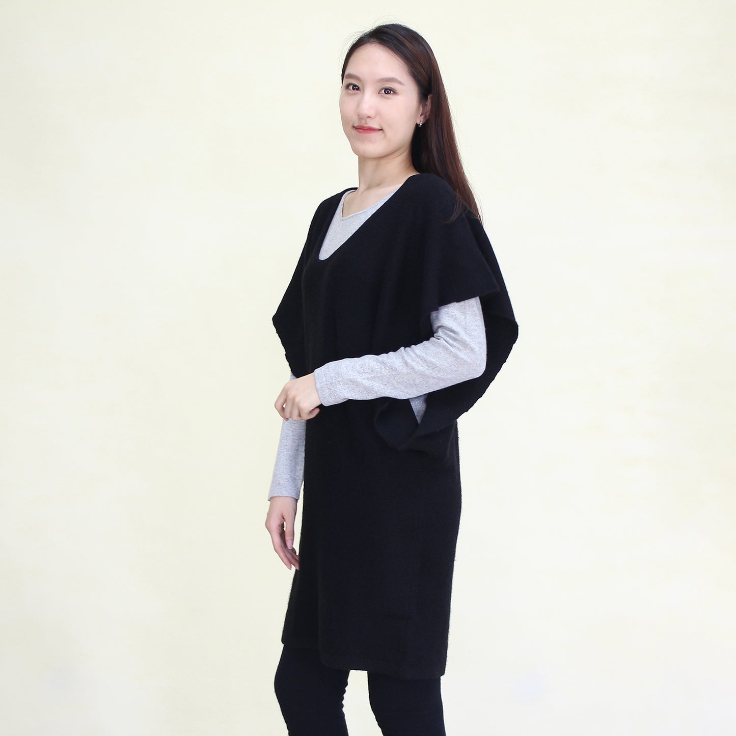 Women's cashmere long dress