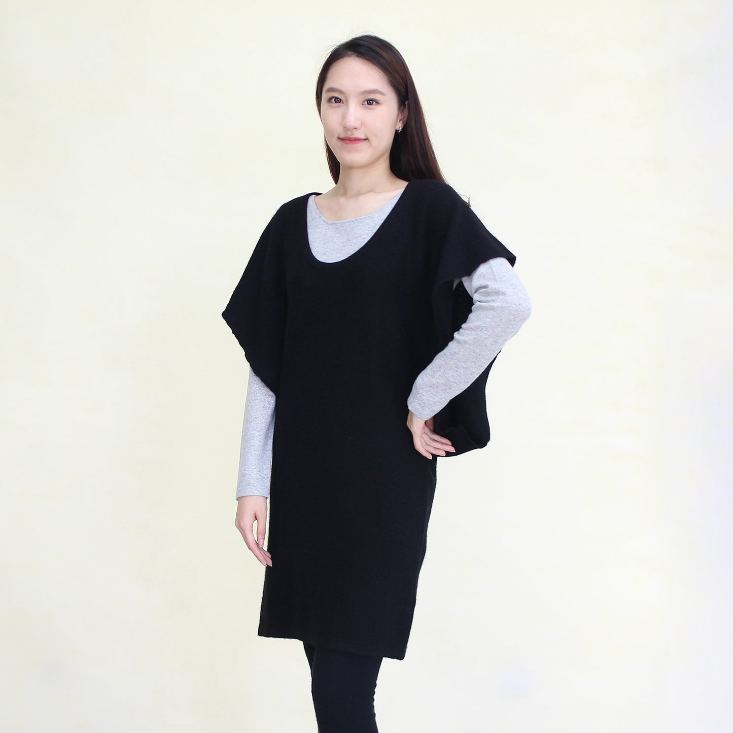 Women's cashmere long dress