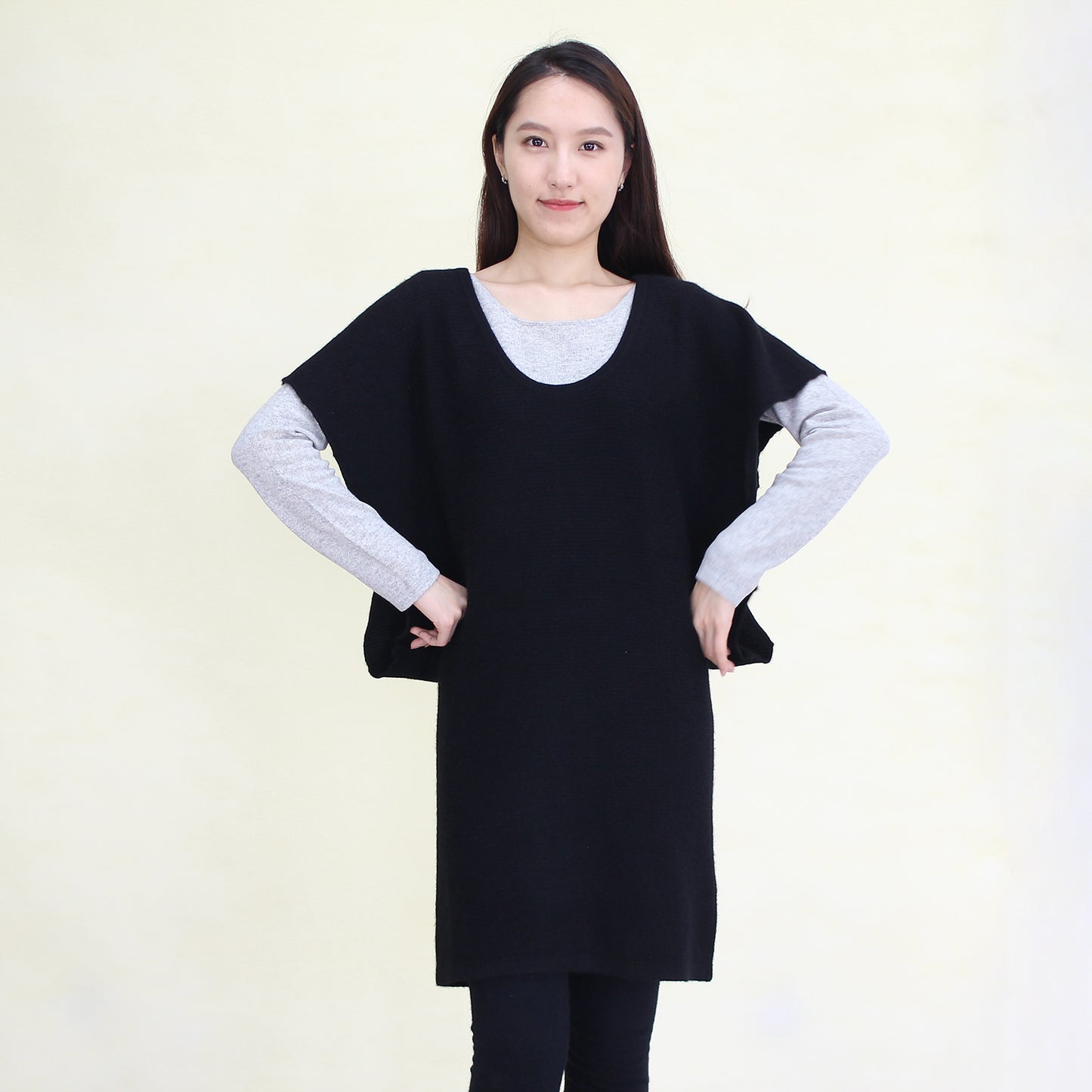 Women's cashmere long dress
