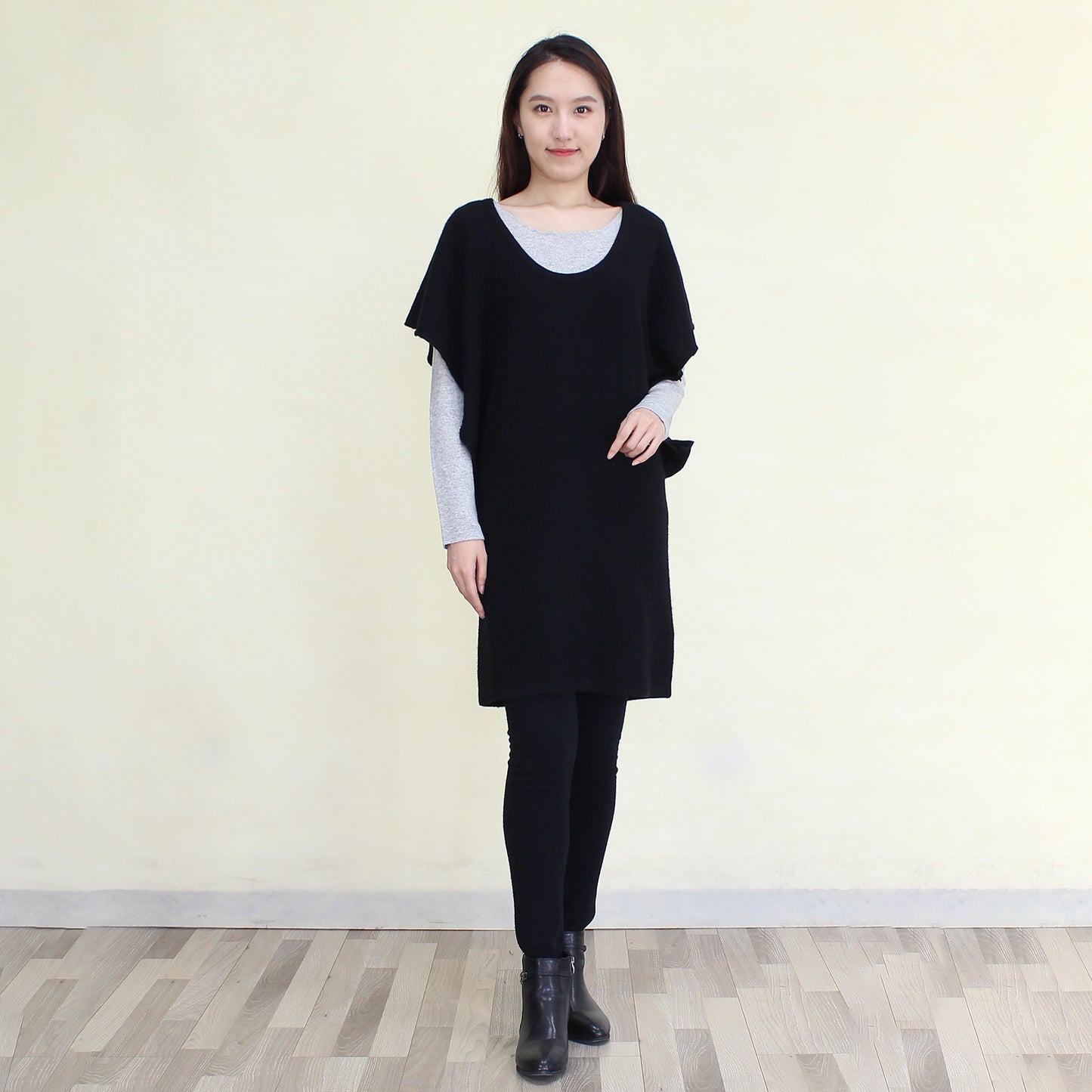 Women's cashmere long dress