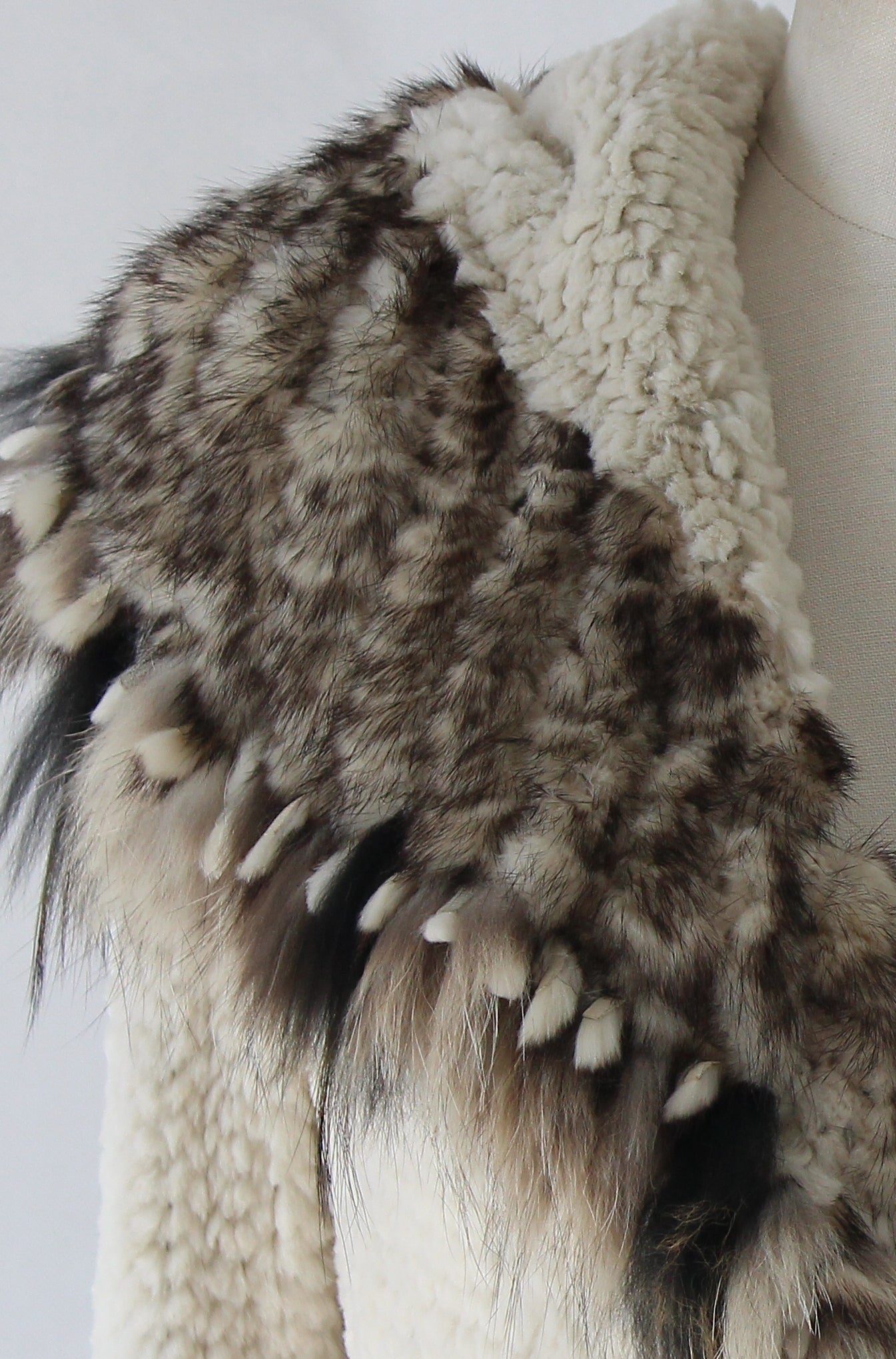 Women's rabbit coat