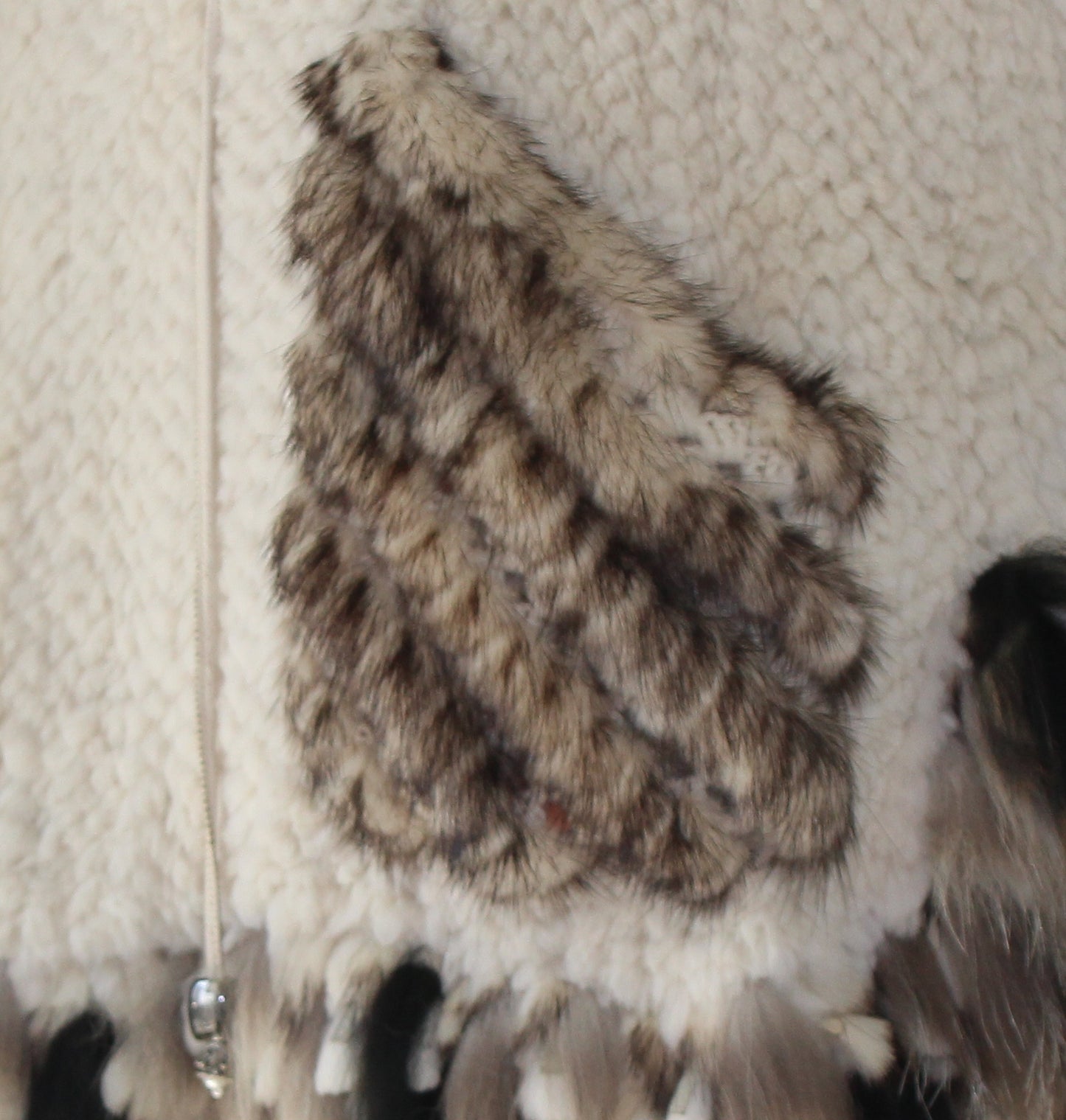 Women's rabbit coat