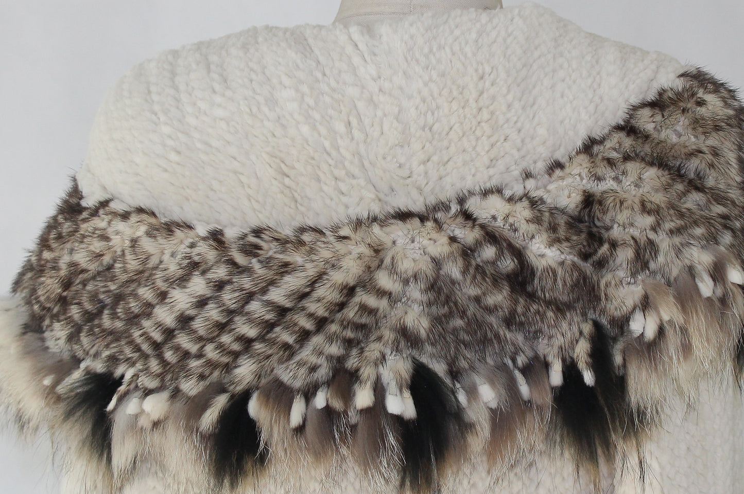 Women's rabbit coat