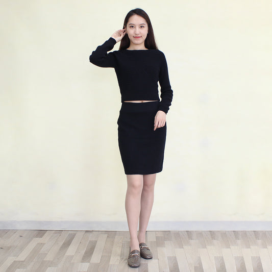 Women's cashmere skirt