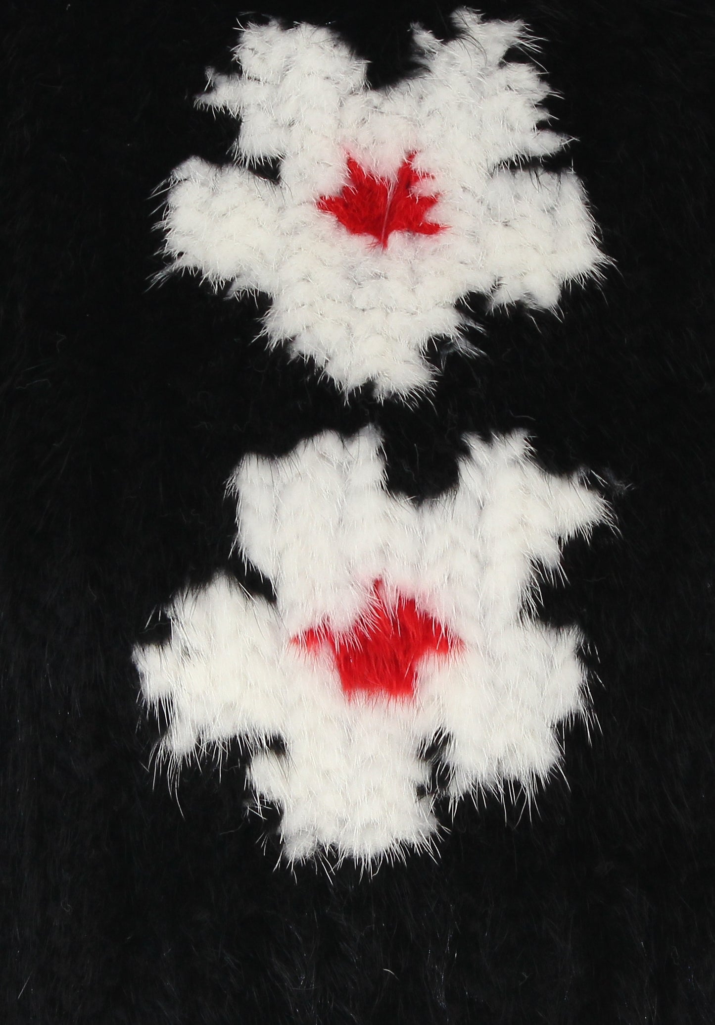 Women's knitted mink top