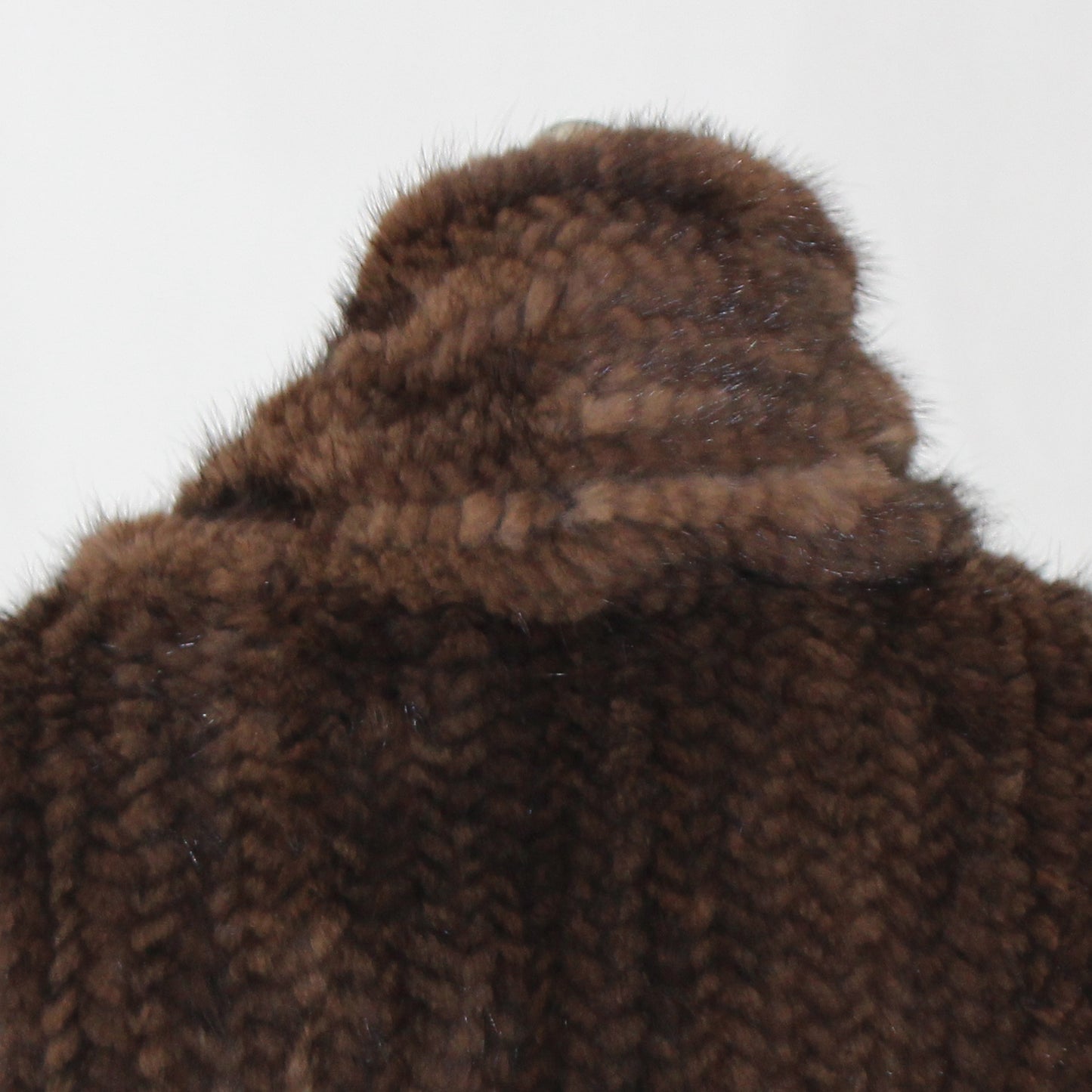 Women's knitted mink top