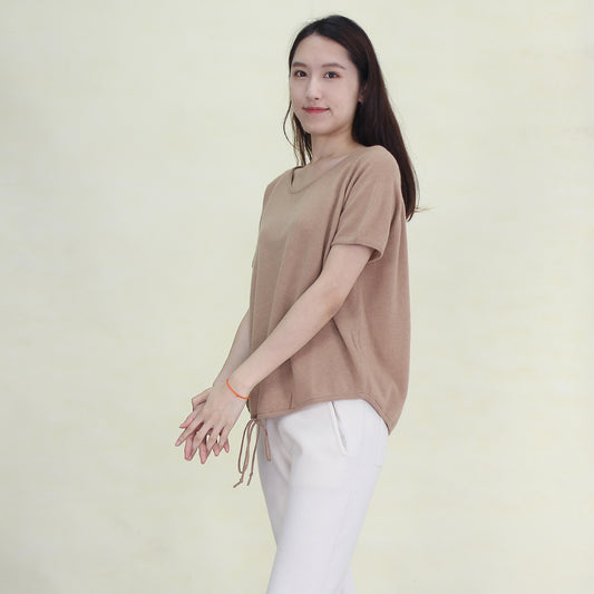 Women's cotton and cashmere blending pullover