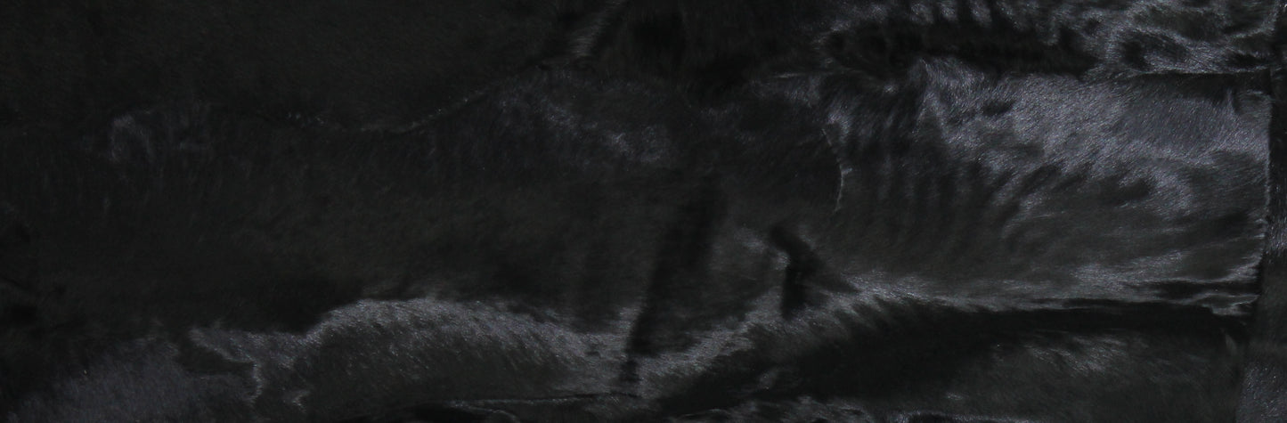 Women's calfskin coat with otter skin