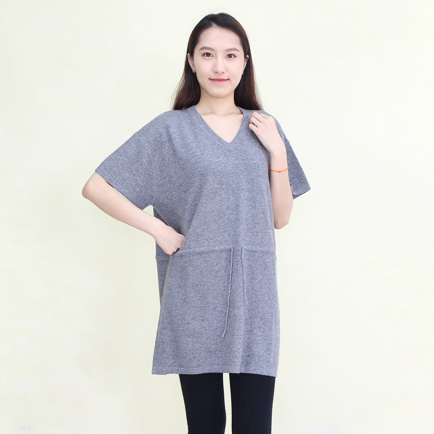 Women's cashmere long pullover