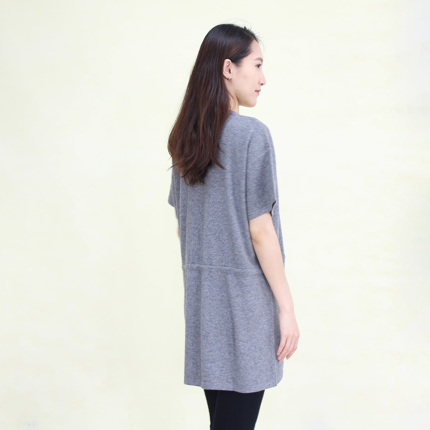Women's cashmere long pullover