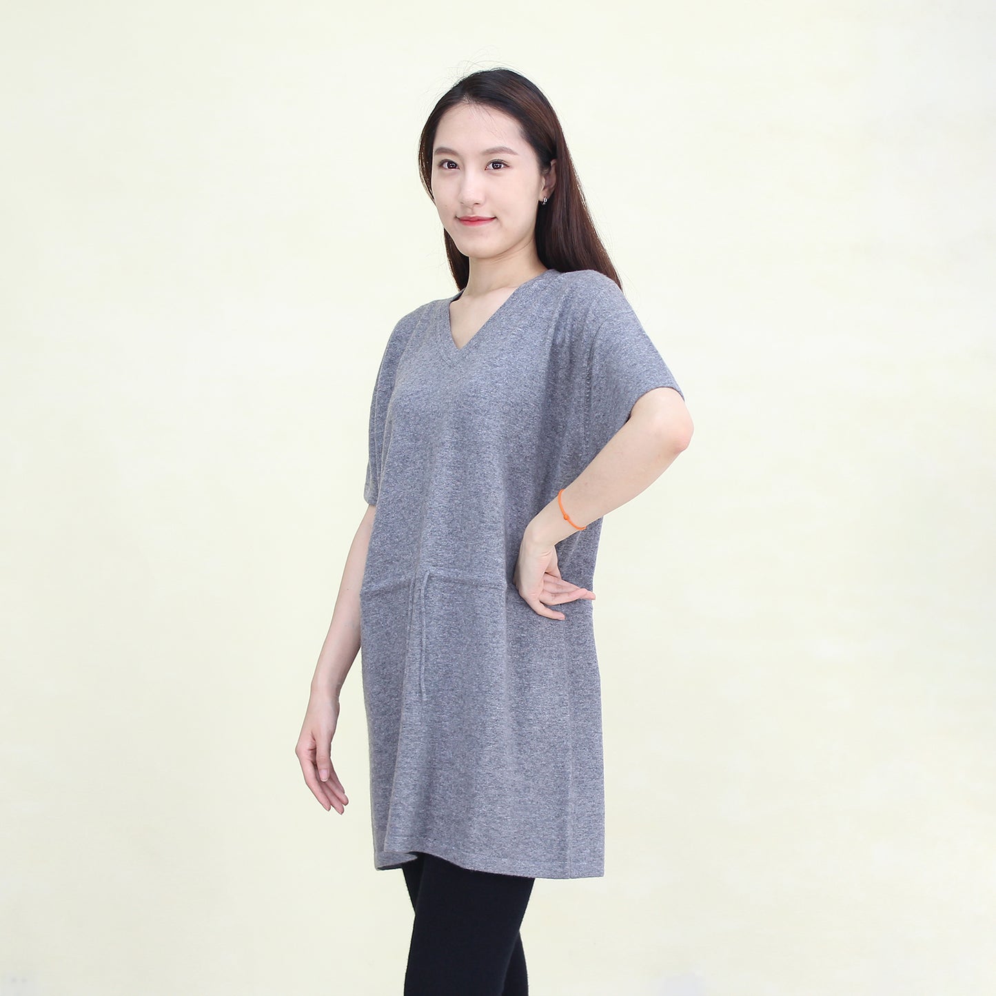 Women's cashmere long pullover