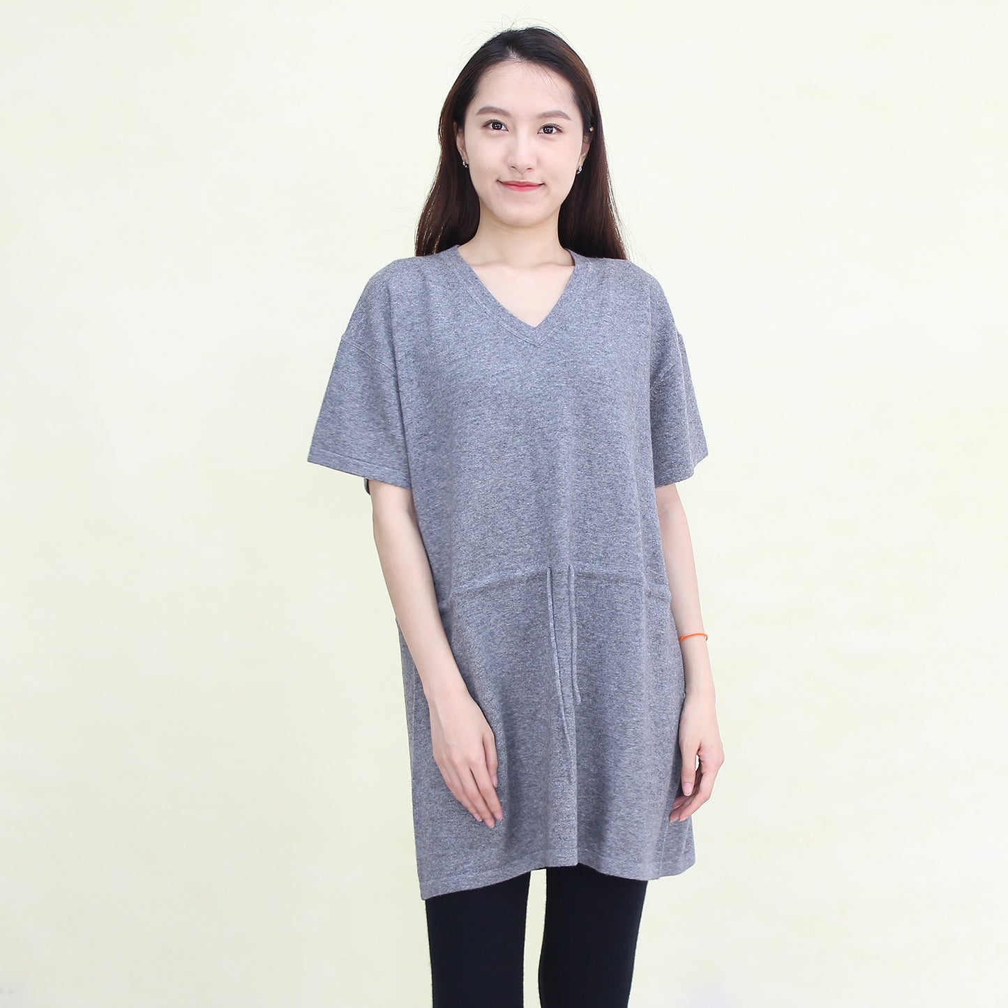Women's cashmere long pullover