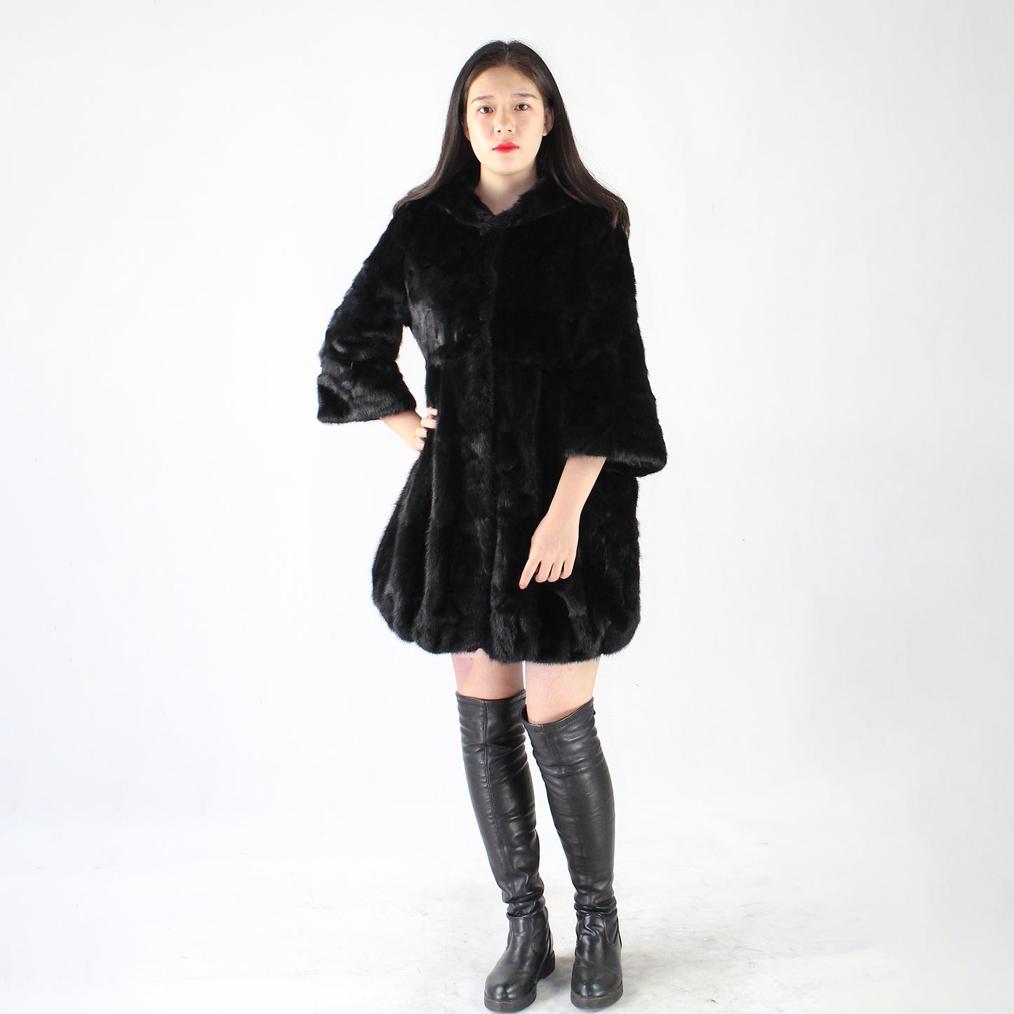 Women's mink coat
