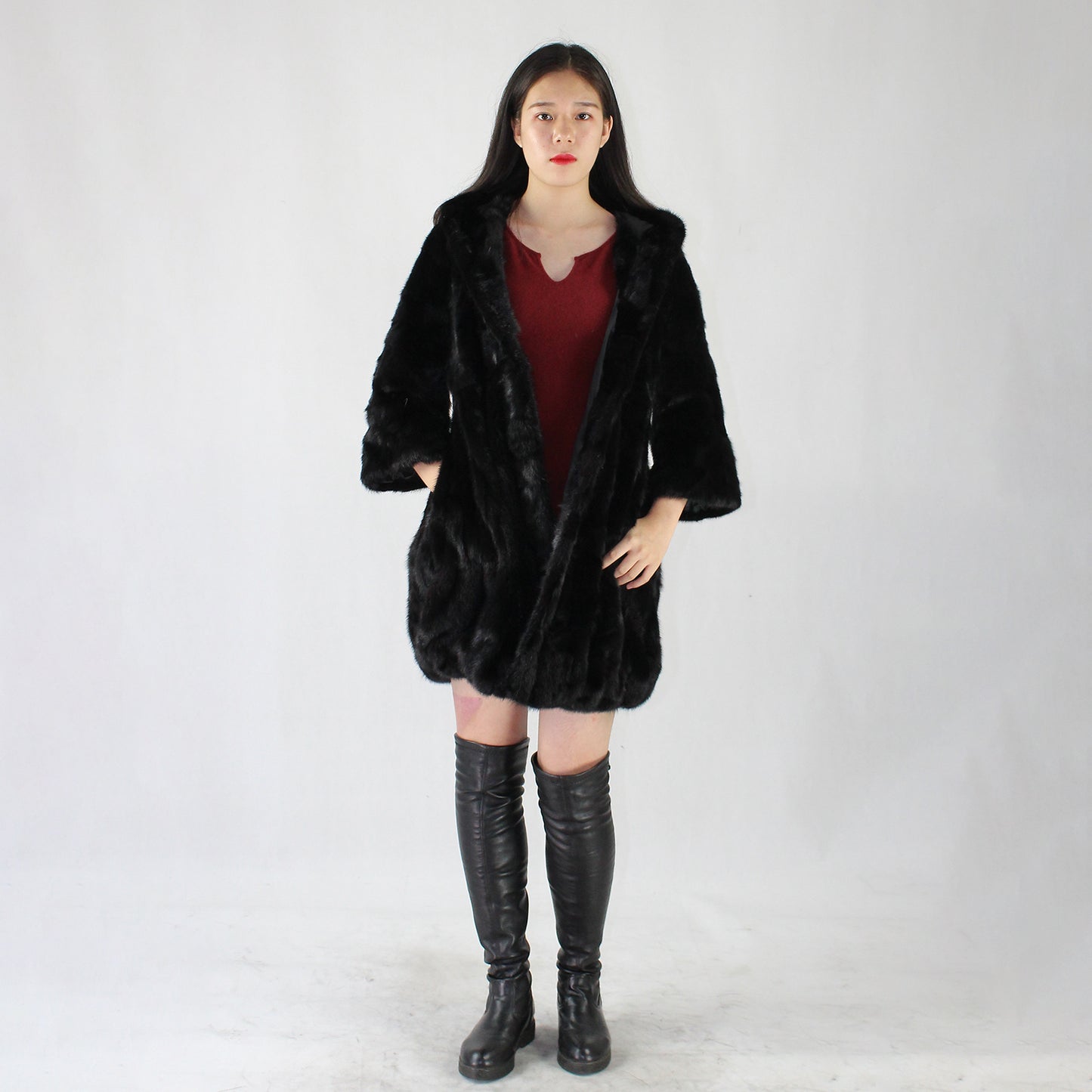 Women's mink coat