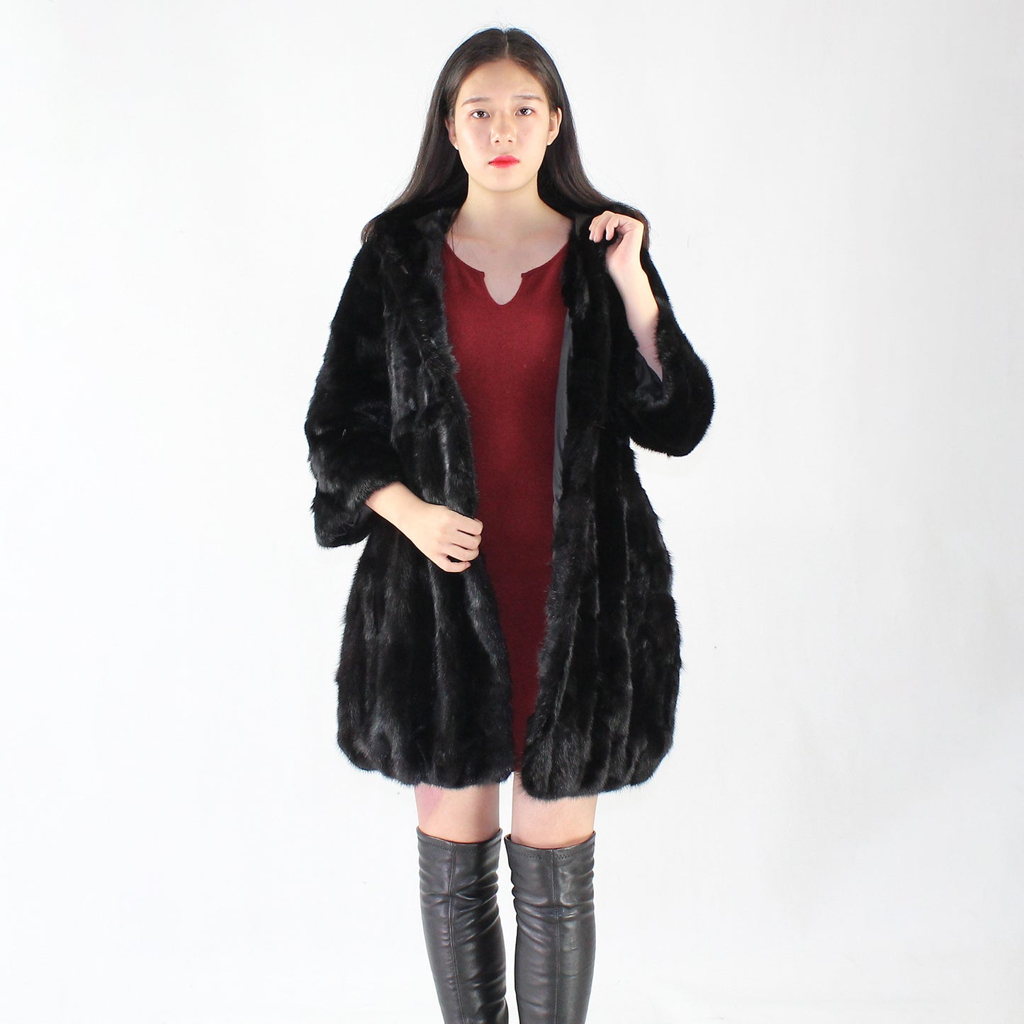 Women's mink coat