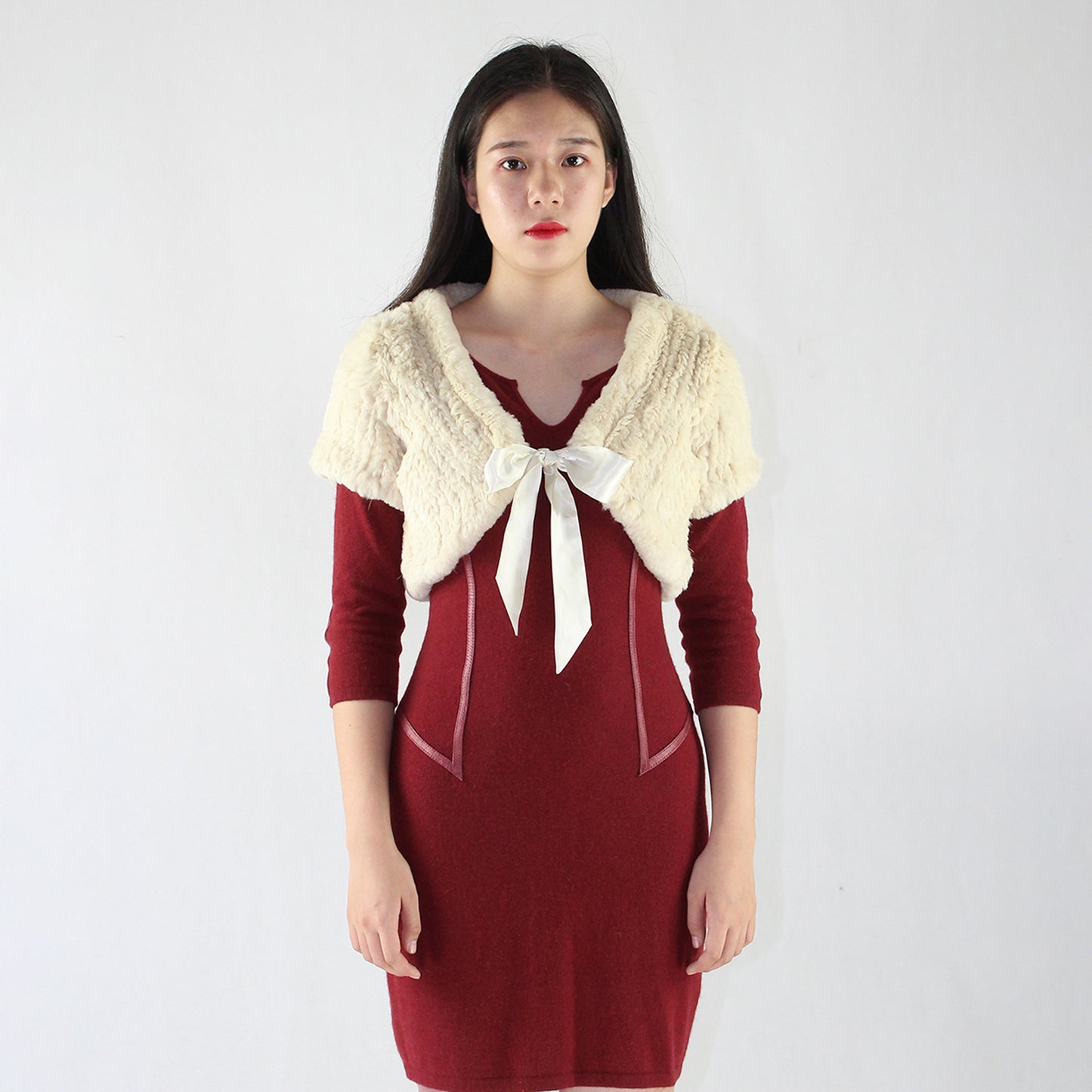 Women's knitted rabbit top