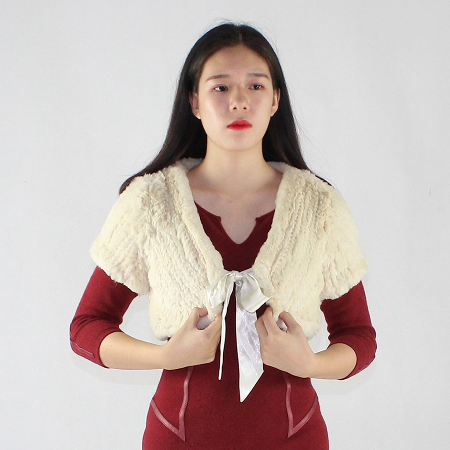 Women's knitted rabbit top